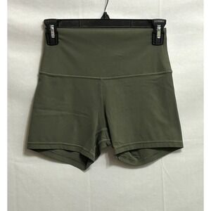 Lululemon Align High-Rise Short Olive Green Nulu Yoga Biker Shorts LW7CJQS 6